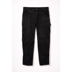 Mens Black Cargo Pants Noble Outfitters FullFlexx HD Workwear Utility 40x34‎